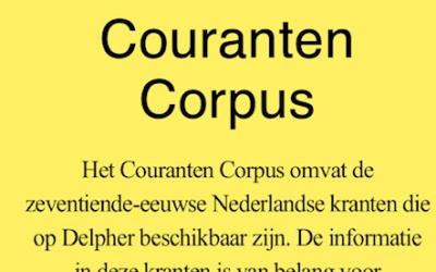 Couranten Corpus